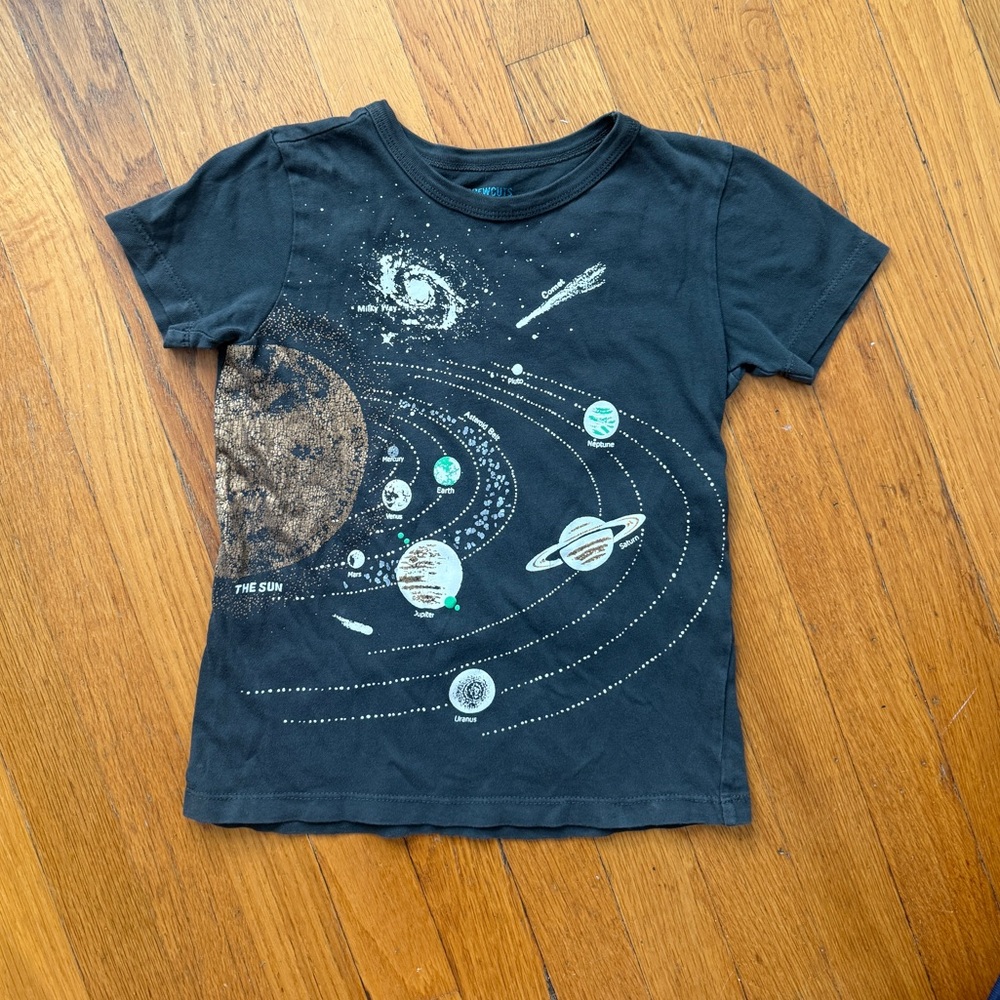 JCrew Solar System Tee size 6-7 kids